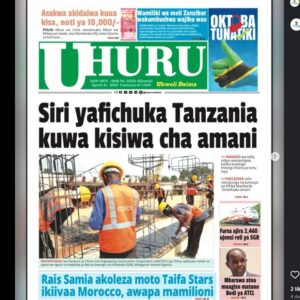 Uhuru ePaper-21 August 2025